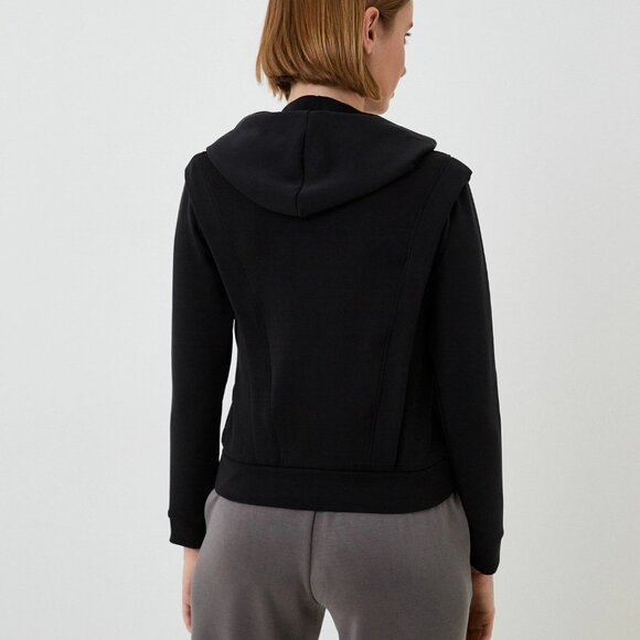 NUX Sleek Mia Cropped Hoodie Black M - Picture 3 of 11